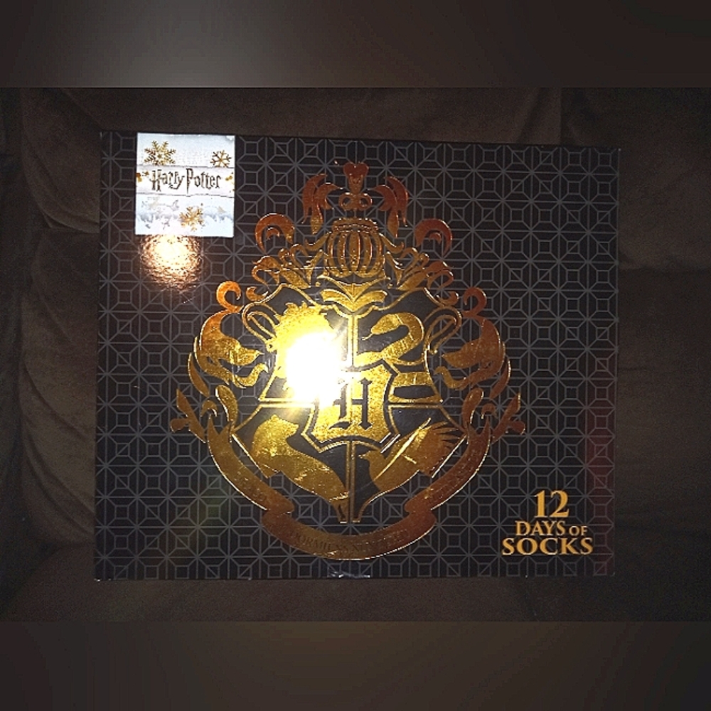 Harry Potter socks '12 days of socks' Hogwarts alumni